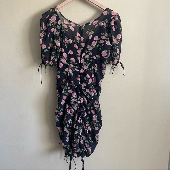 FOR LOVE AND LEMONS biscotti mini silk dress - Picture 6 of 9